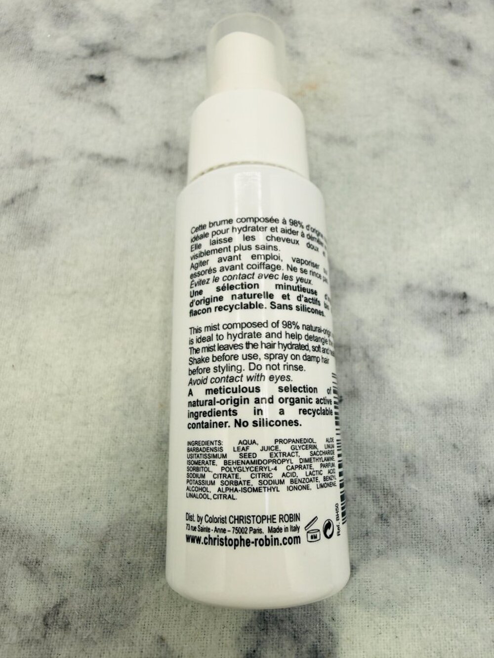 Christophe Robin Haircare Set,Hydrating Leave-In Mist Aloe Vera,Travel-3pc-NEW - Picture 12 of 15